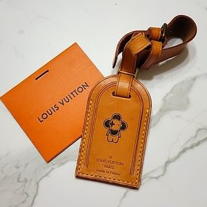 Louis Vuitton Vintage Luggage Tag Vivienne Stamp Large